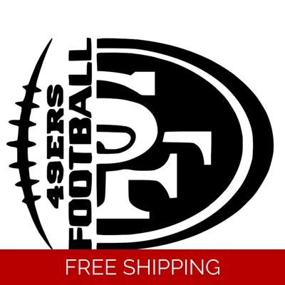 NFL Football San Francisco 49ers die cut vinyl decal NFL Football San Francisco 49ers die cut vinyl decal